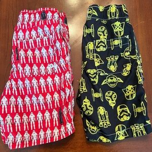 Star Wars Gap boys swim trunks, size Small